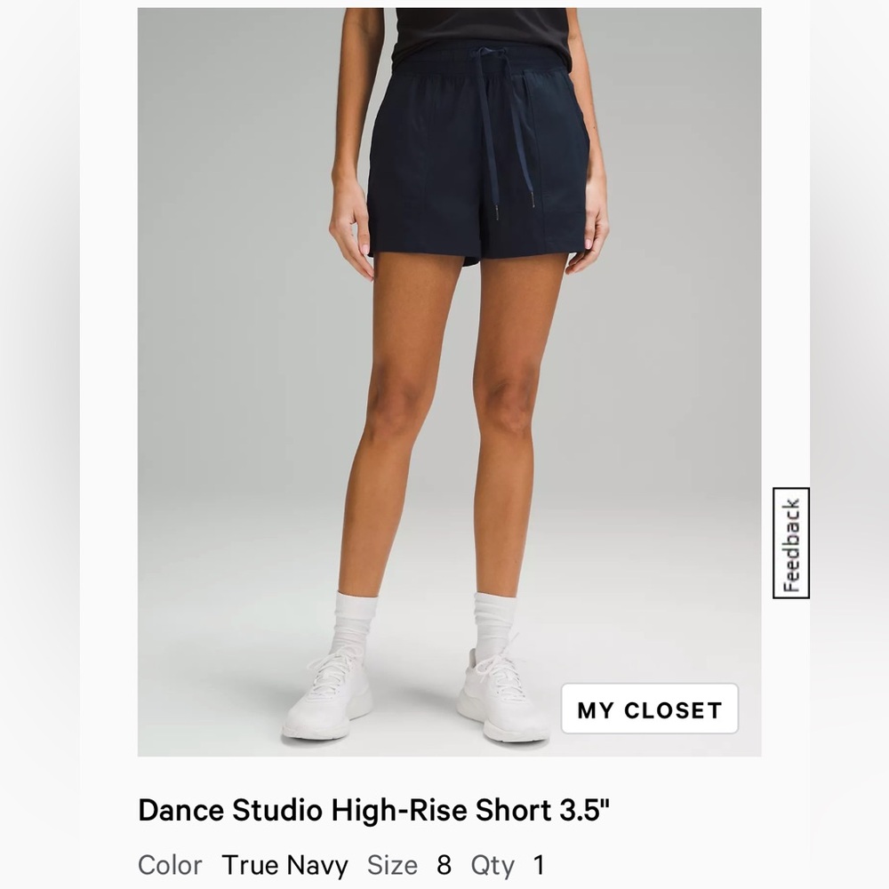 Lululemon Dance studio shorts